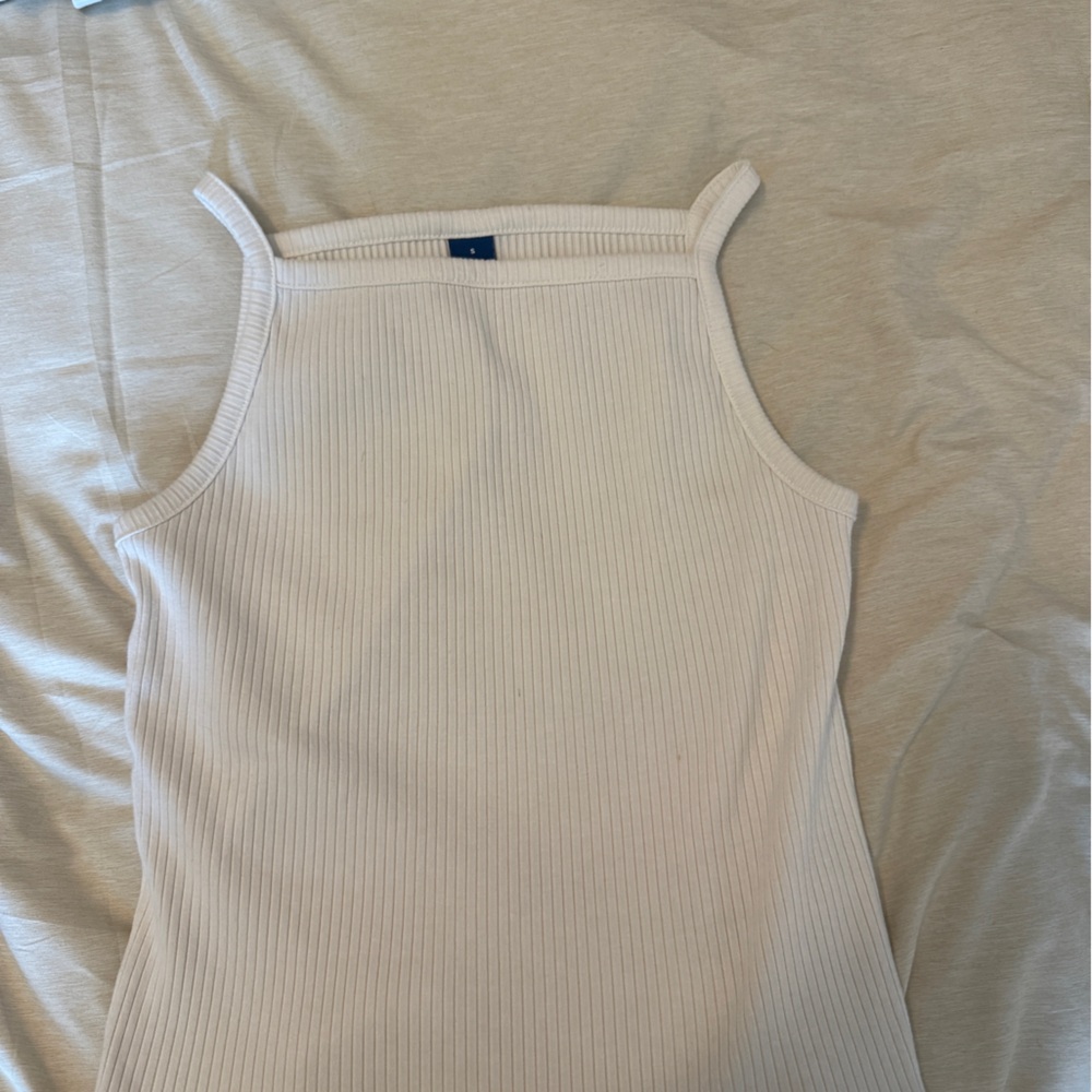 Old Navy Cream Ribbed Top